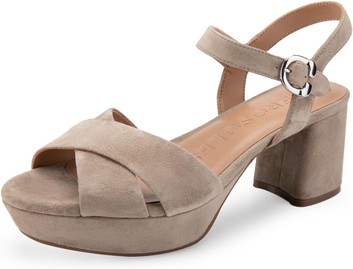 Aerosoles Women's Cosmos Heeled Sandal with Adjustable Strap