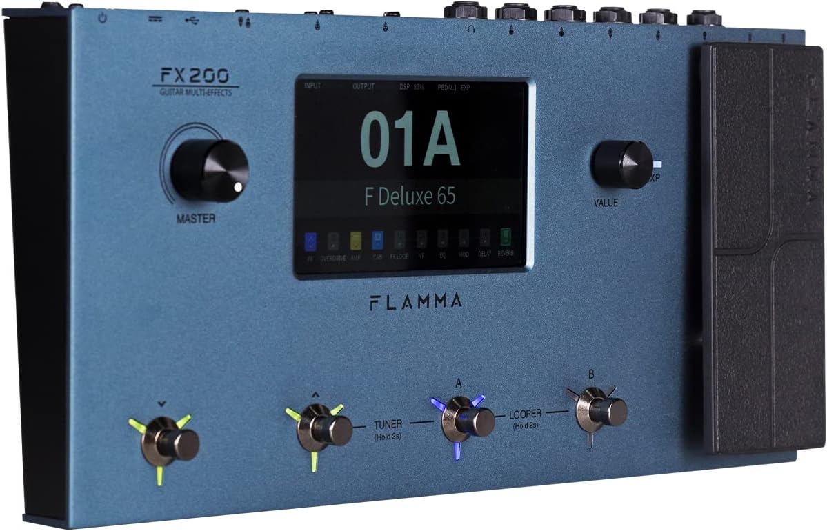 FLAMMA FX200 Multi Effects Guitar Processor with Extensive I/O