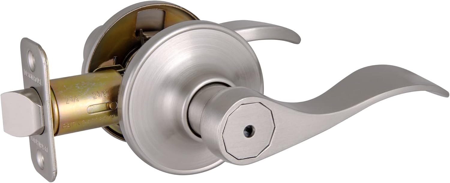 Design House Springdale Privacy Door Lever for Bedrooms and Bathrooms