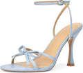 Bow Heels 4 IN Stiletto Heeled Sandals for Women - Elegant Bow Detail