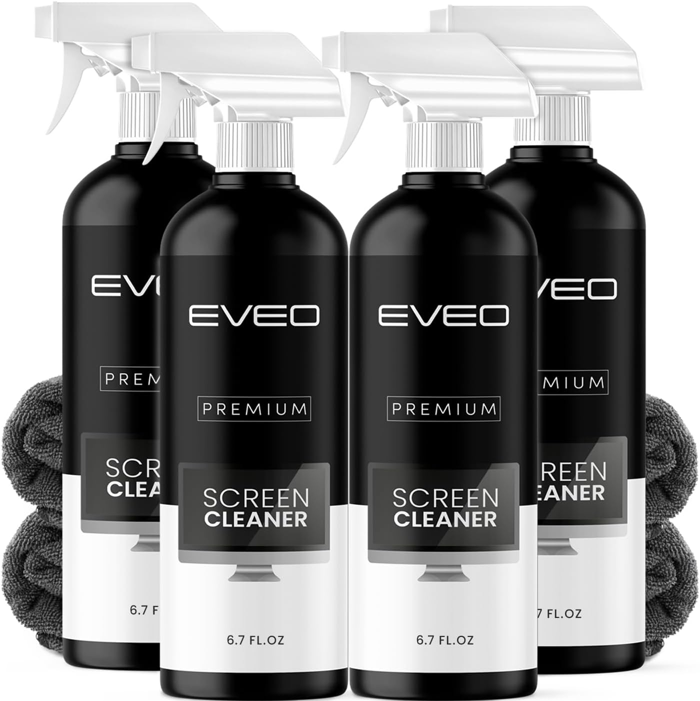 EVEO Screen Cleaner Spray Kit for Streak-Free Screen Care