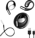 Ai Language Translator Earbuds with 360 Rotatable Open Design - Real