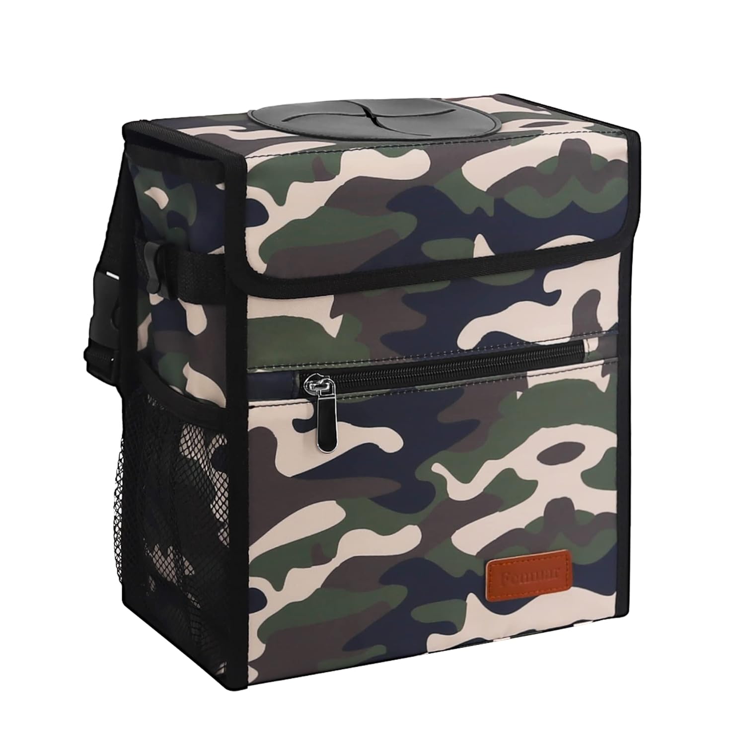 Femuar Leakproof Car Trash Can - Camo Design