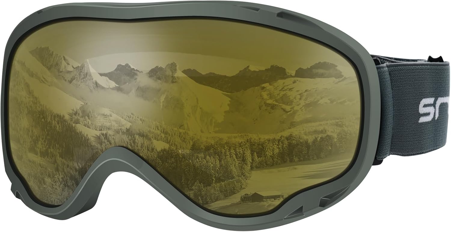 HUBO Sports Over Glasses Ski Goggles - Anti Fog UV Protection