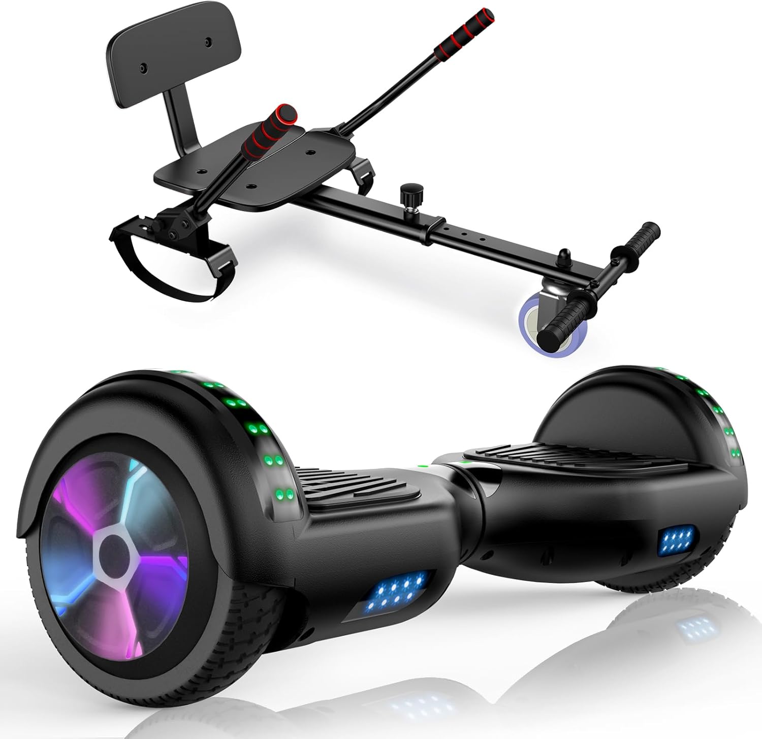LIEAGLE Scooter With Seat Attachment: Fun 2-in-1 Go Kart Combo