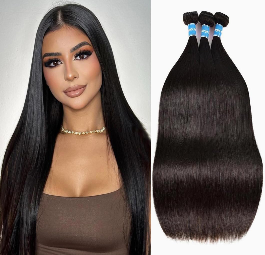 10A Straight Bundles Human Hair Extensions for Stunning Looks