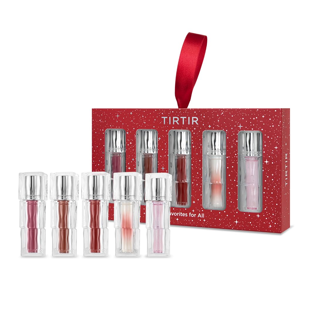TIRTIR Holiday Lip Stain Gift Set for Women - 12H Lasting Gloss