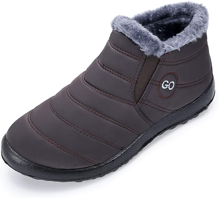 HARENCE Snow Boots for Women - Comfortable Waterproof Winter Booties