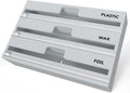 SpaceAid WrapNeat 3 in 1 Wrap Organizer with Cutter and Labels