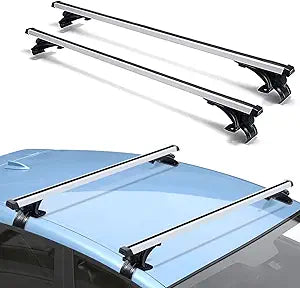 Universal Roof Rack Adjustable 48in Cross Bars for Cargo