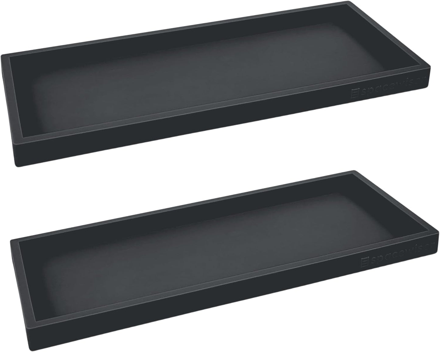 Countertop and Vanity Tray - 11.7in Silicone Bathroom Trays
