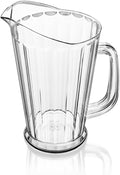 New Star Foodservice 60 oz Clear Polycarbonate Water Pitcher Set