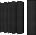 6 Pack Acoustic Panels 47.2 in x 11.8 in Decorative Felt Board Tiles