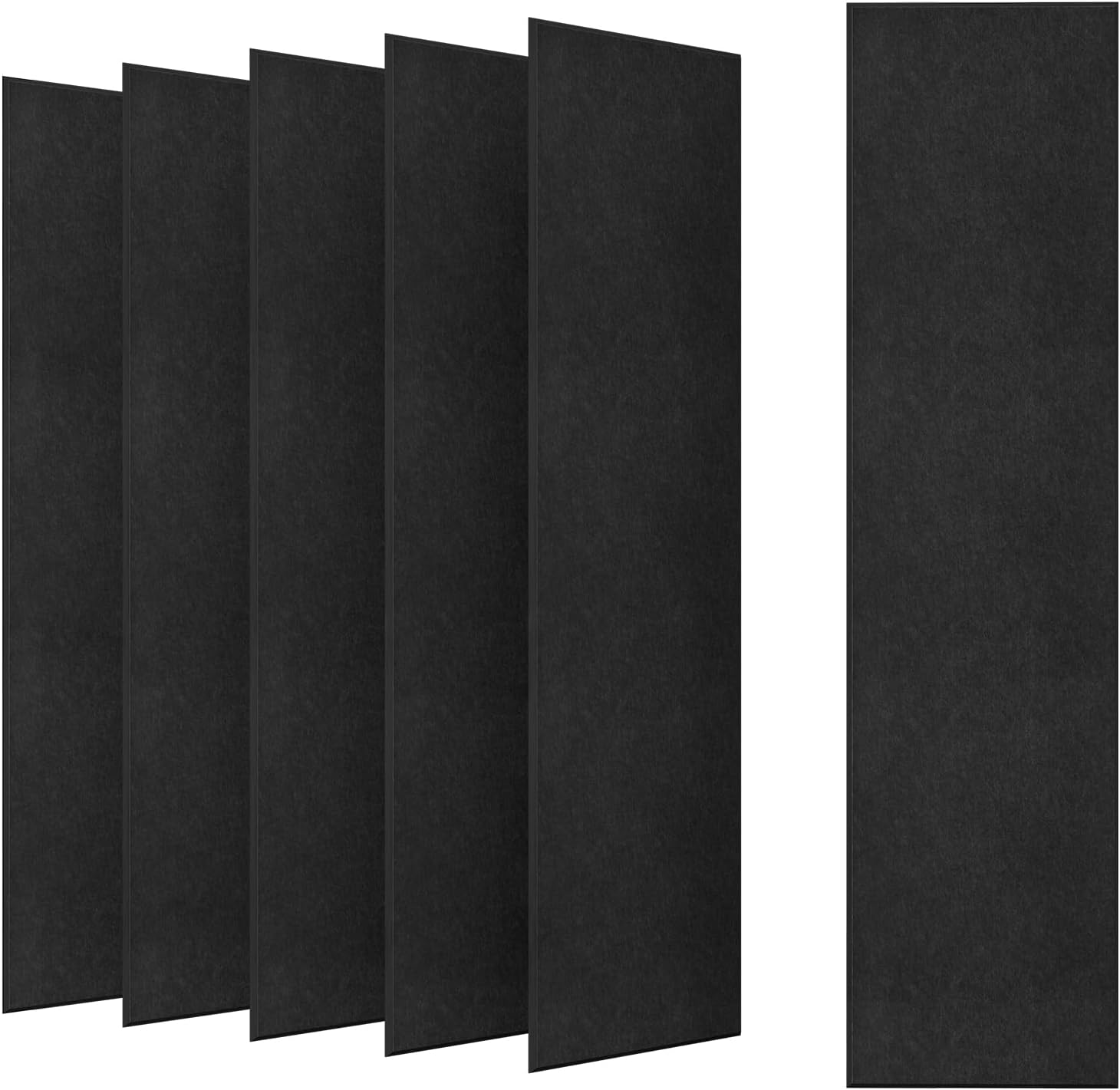 6 Pack Acoustic Panels for Home and Office Sound Treatment