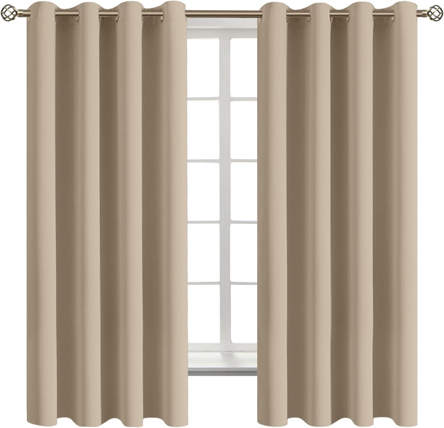 BGment Blackout Curtains - Thermal Insulated Room Darkening Panels