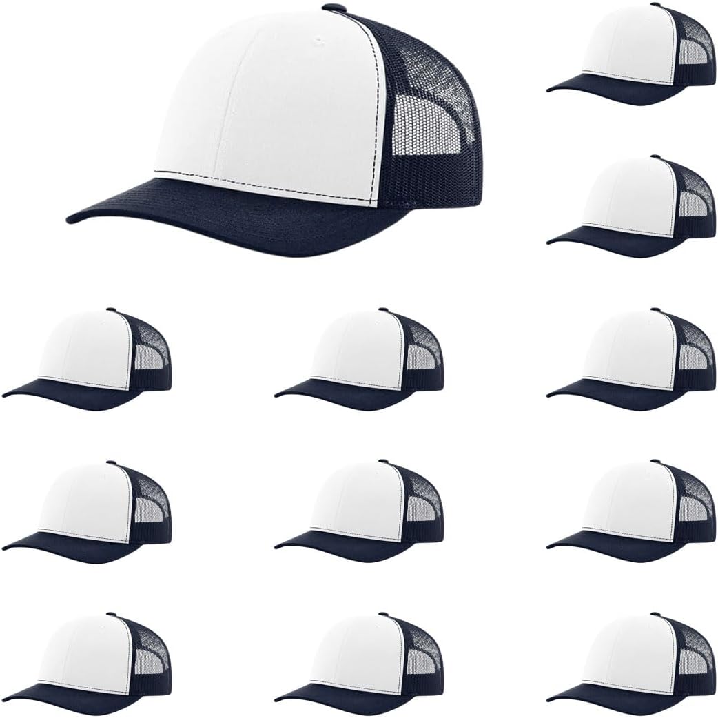 Richardson 112 Classic Six-Panel Adjustable Snapback Trucker Cap