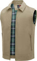 Men's Lightweight Utility Vest with 3 Zip Pockets - Versatile