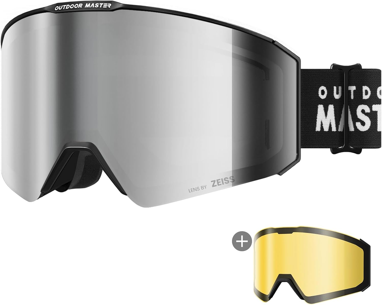 ZEISS Lens Ski Goggles - Anti-fog, Interchangeable Lens