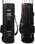 Karryall Fishing Rod Bag 81L Large Water-resistant Rod Case - Holds 6