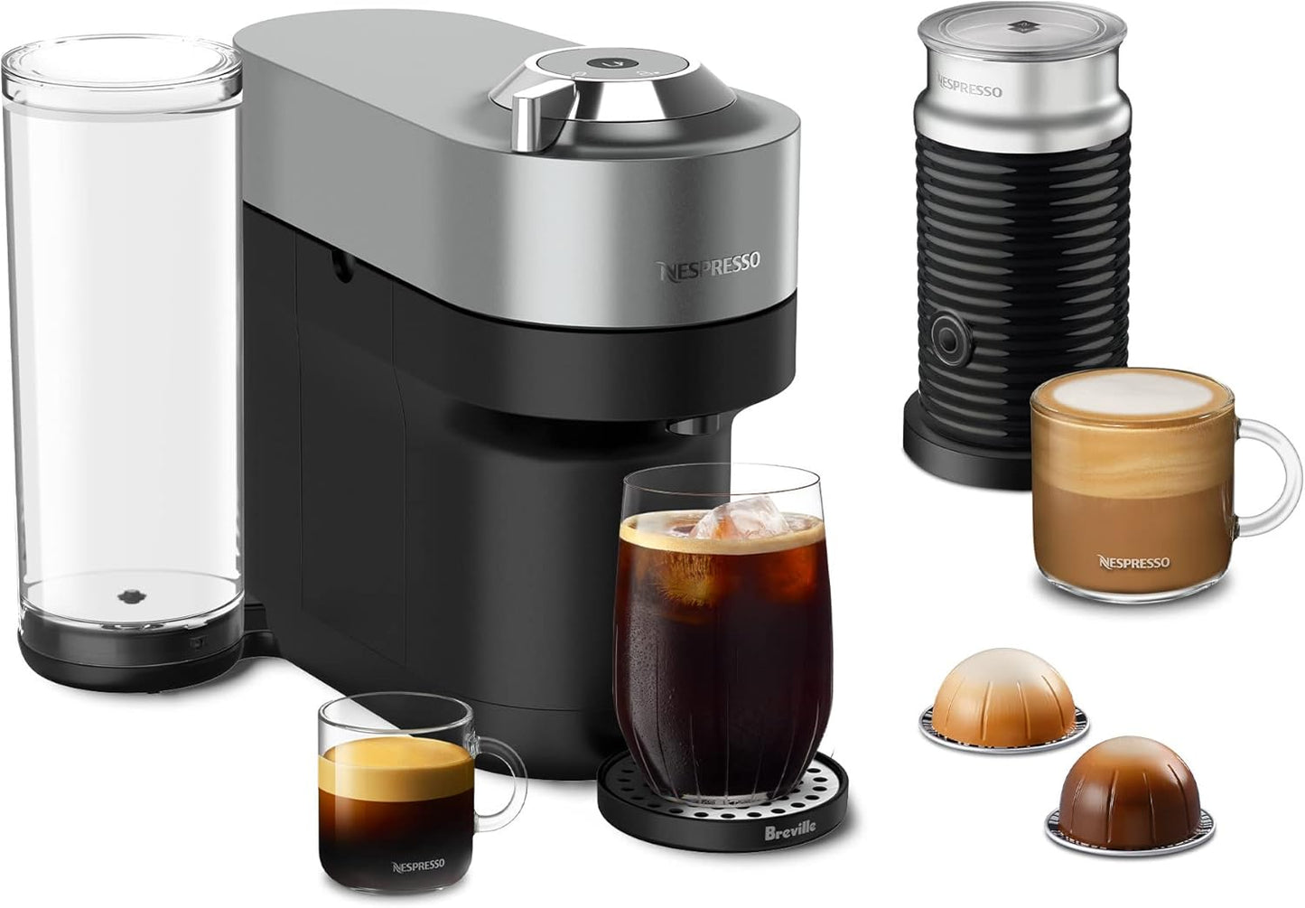 Nespresso Vertuo Pop+ Deluxe: Perfect Coffee & Espresso with Frother