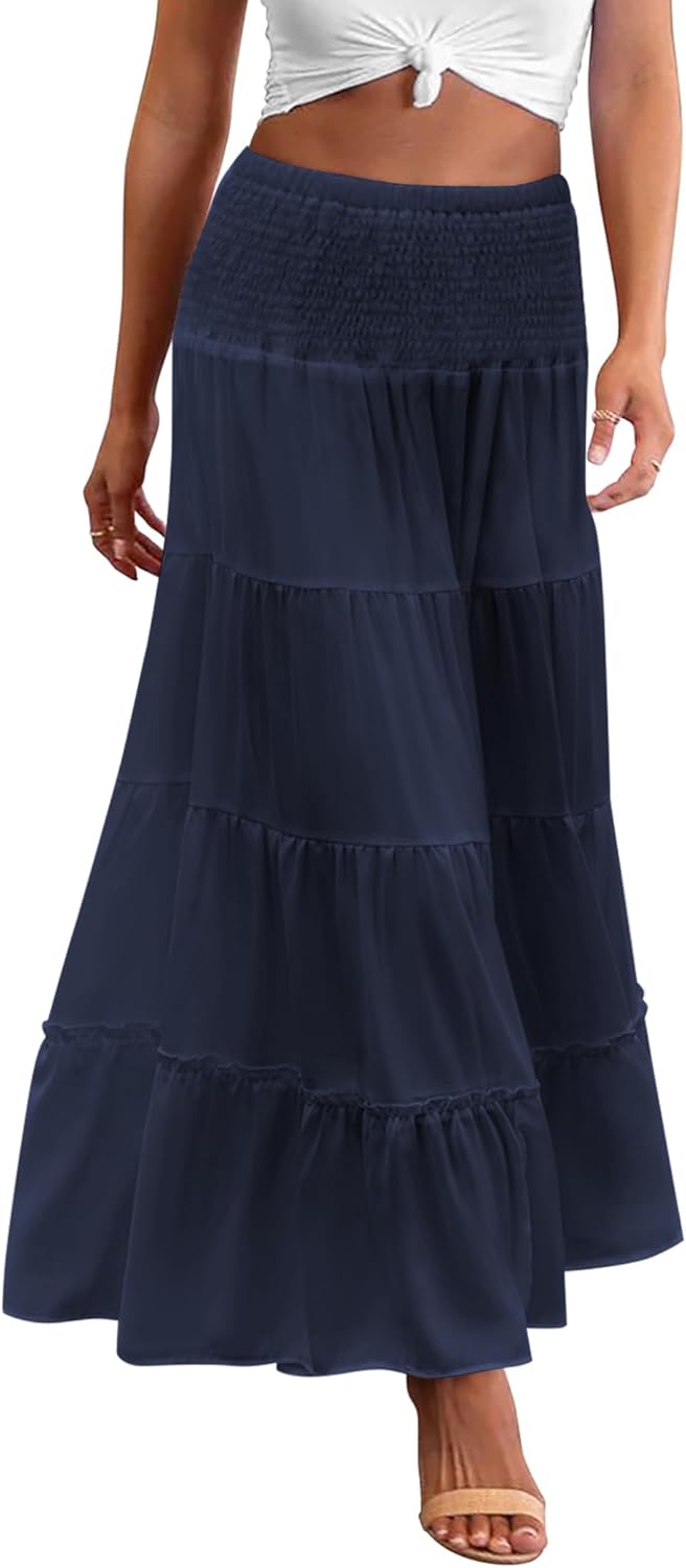 Zeagoo Women's Long Maxi Skirts for Casual Summer Style