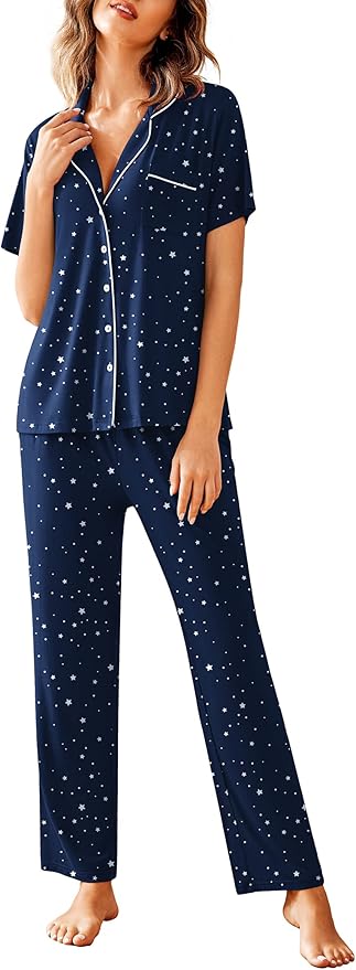 Avidlove Women Pajamas Set Soft Sleepwear with Long Pants