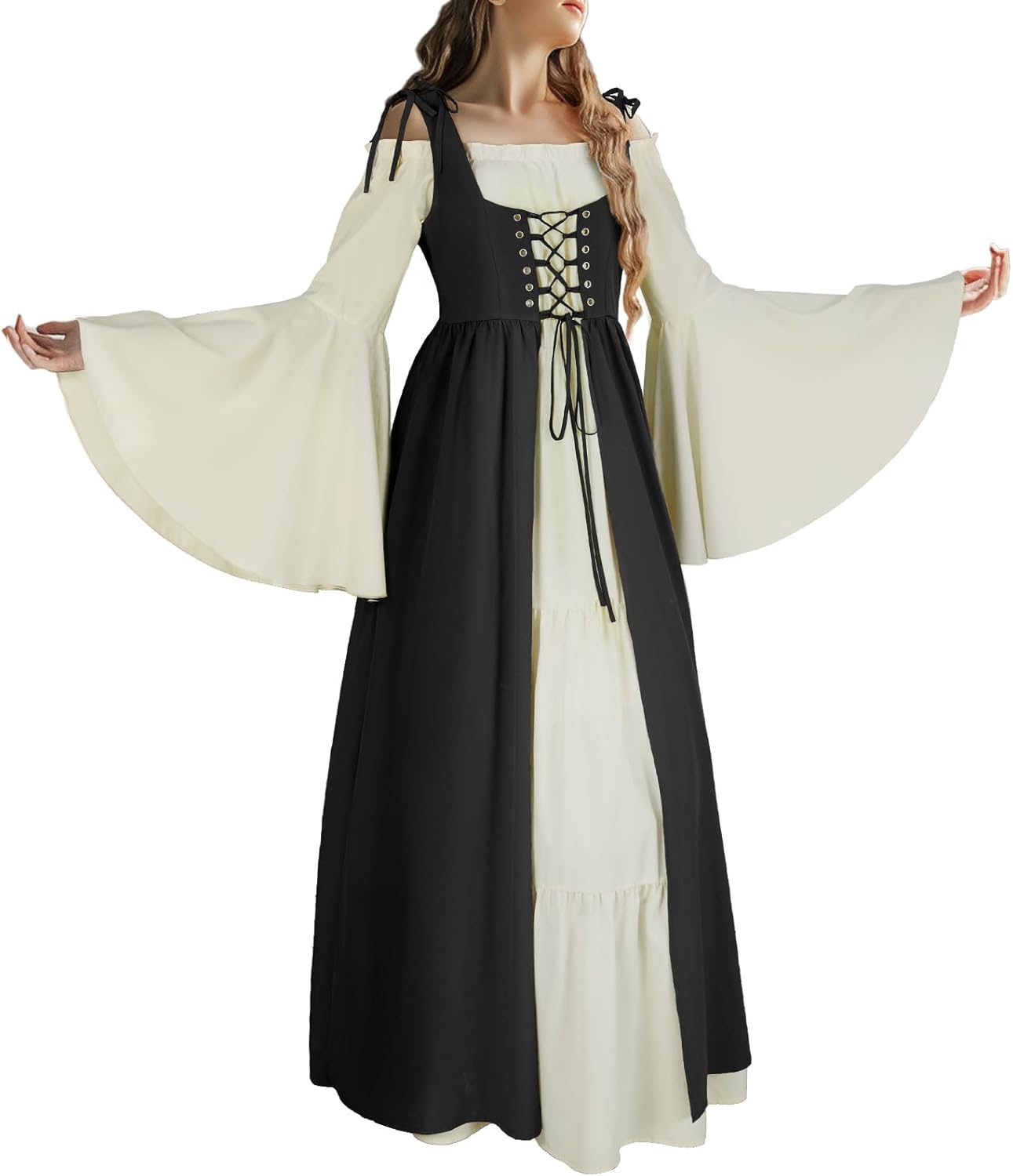 Women's Renaissance Costume Medieval Dress for Halloween Fun