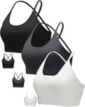 Crisscross Back Sports Bras for Women by RUNNING GIRL for Comfort
