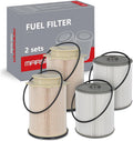 Marsram Fuel Filter for Ram 2500 3500 4500 5500 6.7 Cummins - 2 Set