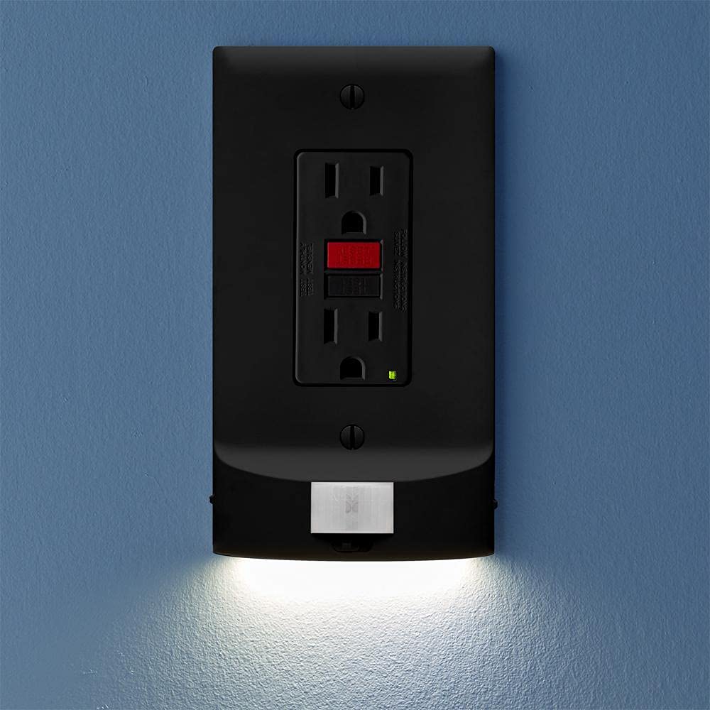 SnapPower MotionLight for GFCI Outlets - 2 Pack LED Night Lights