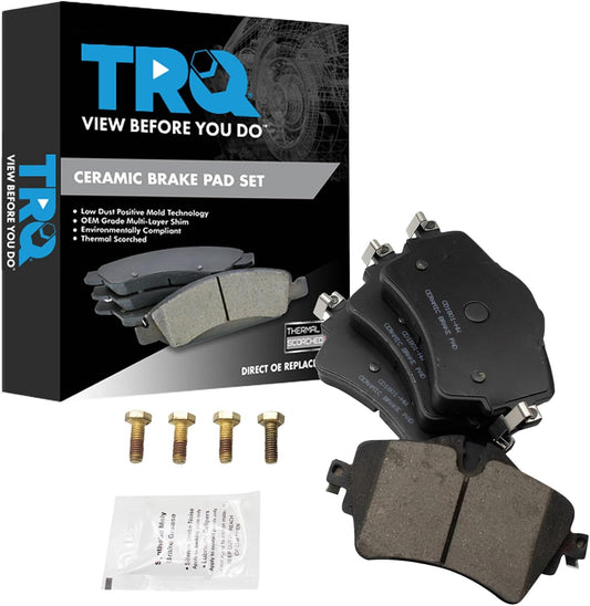 TRQ Front Brake Pads Ceramic for 2014-2019 Mini Cooper Models