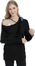 Women's Post-Surgery Shirts Long Sleeve Adaptive Tops with Snaps