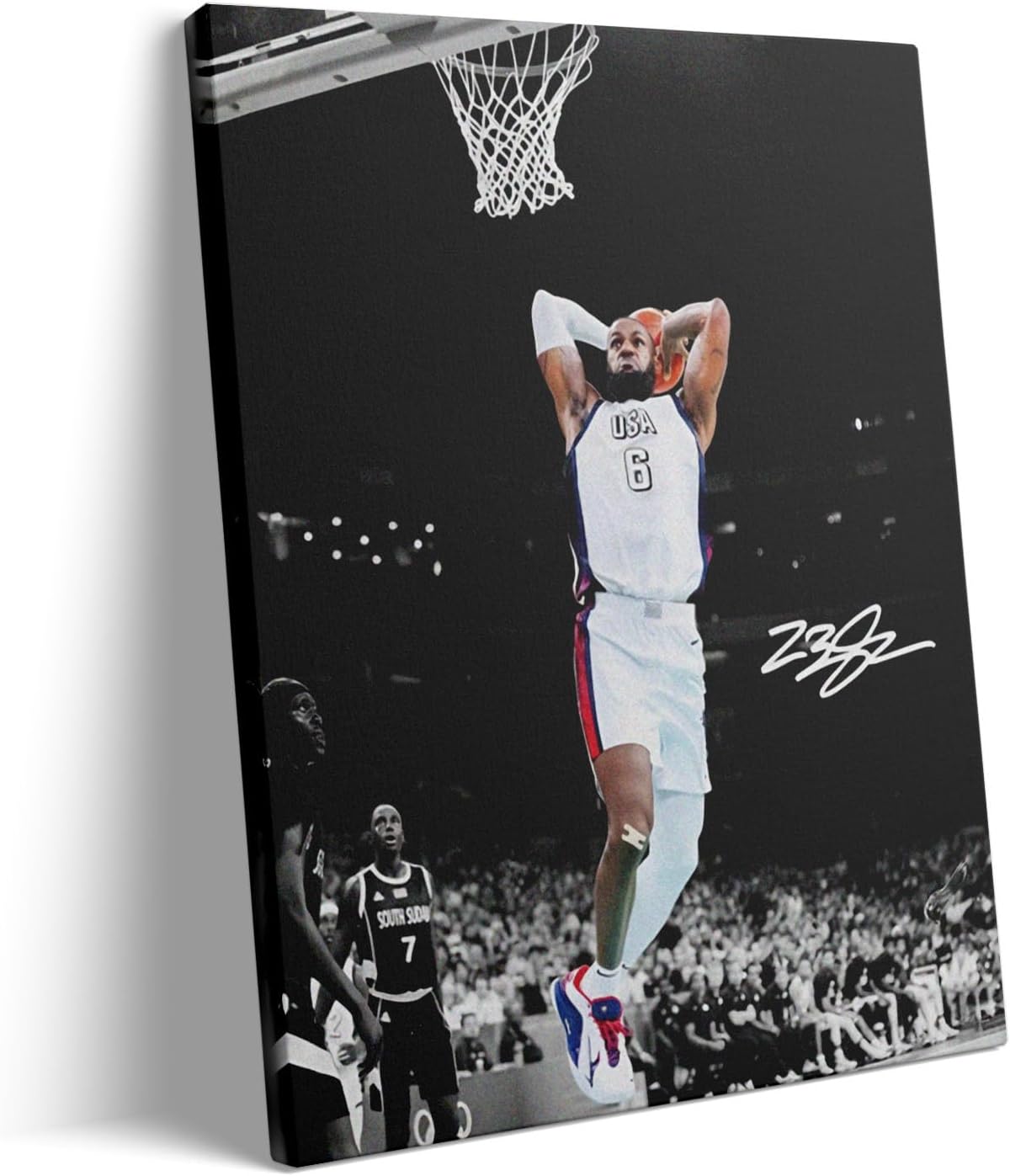 B.B.F MAKE Basketball Canvas Wall Art for Home and Office