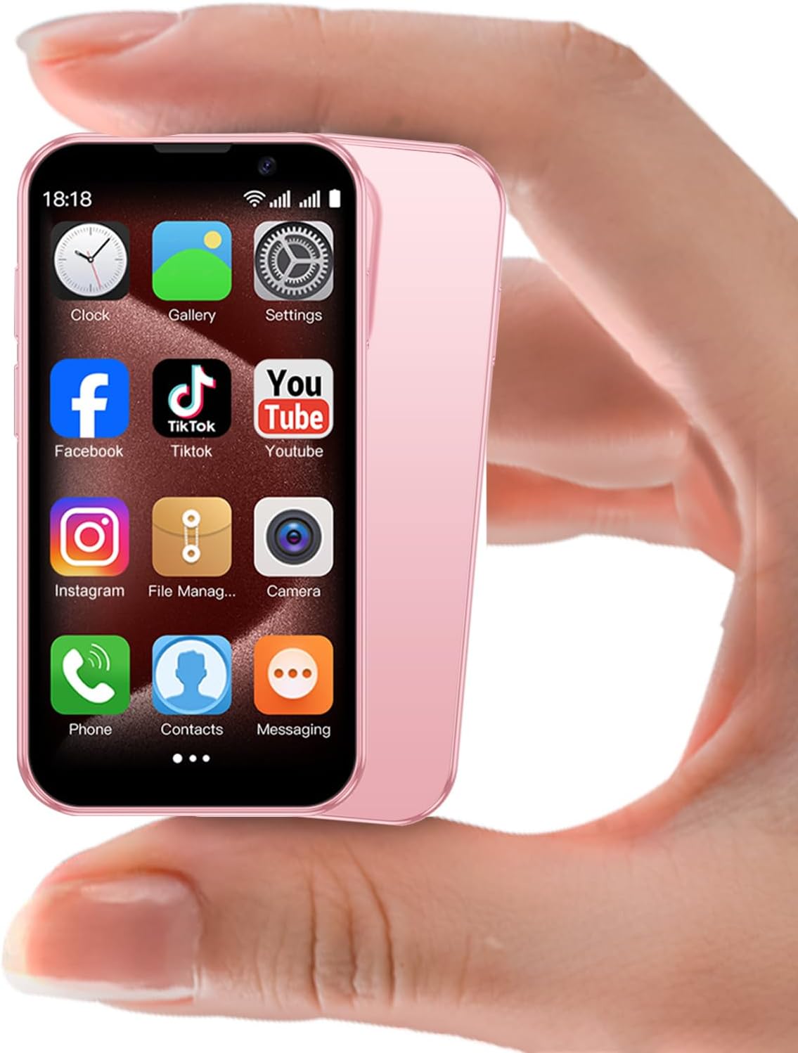 Mini Phone 3.0in Unlocked Smartphone for Kids - Compact & Fun