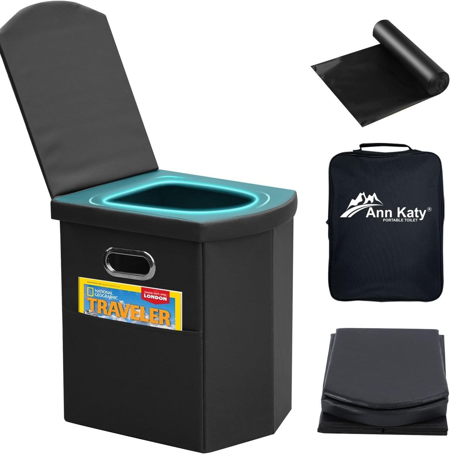 XL Portable Travel Toilet: Compact & Comfortable