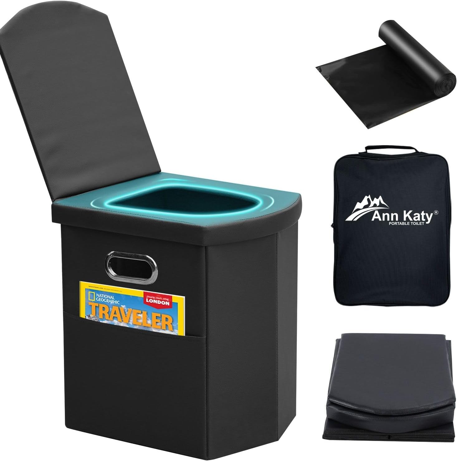 XL Portable Travel Toilet: Compact & Comfortable