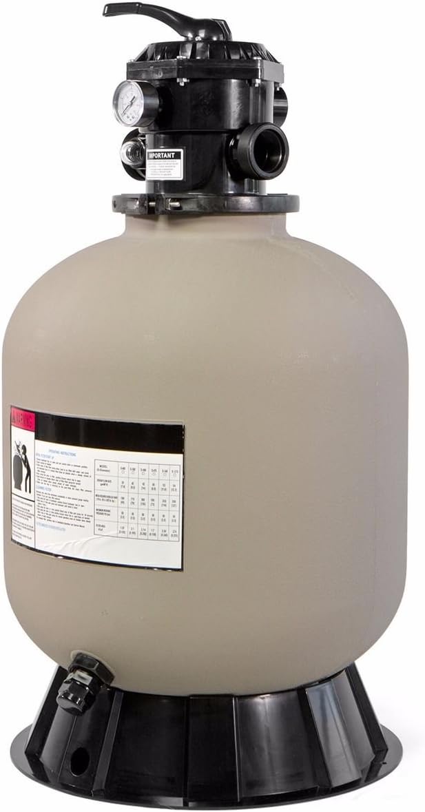 XtremepowerUS 19 InGround Pool Sand Filter System for 24000 Gallons