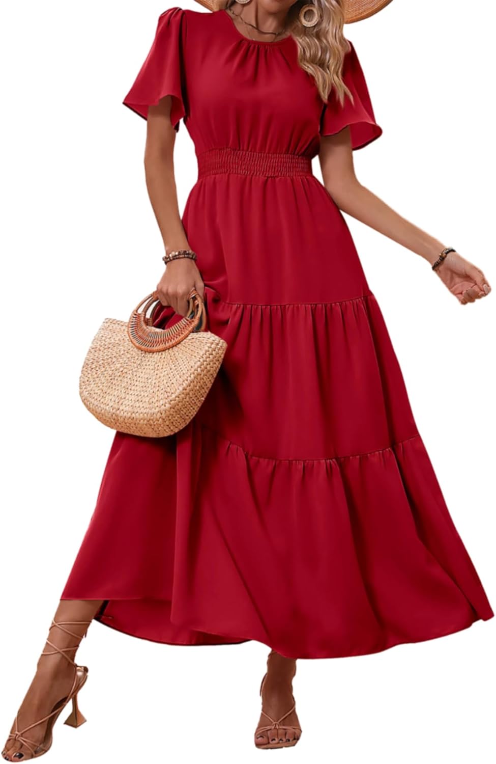 Bohemian Floral Maxi Dress for Women - Elegant Summer Style