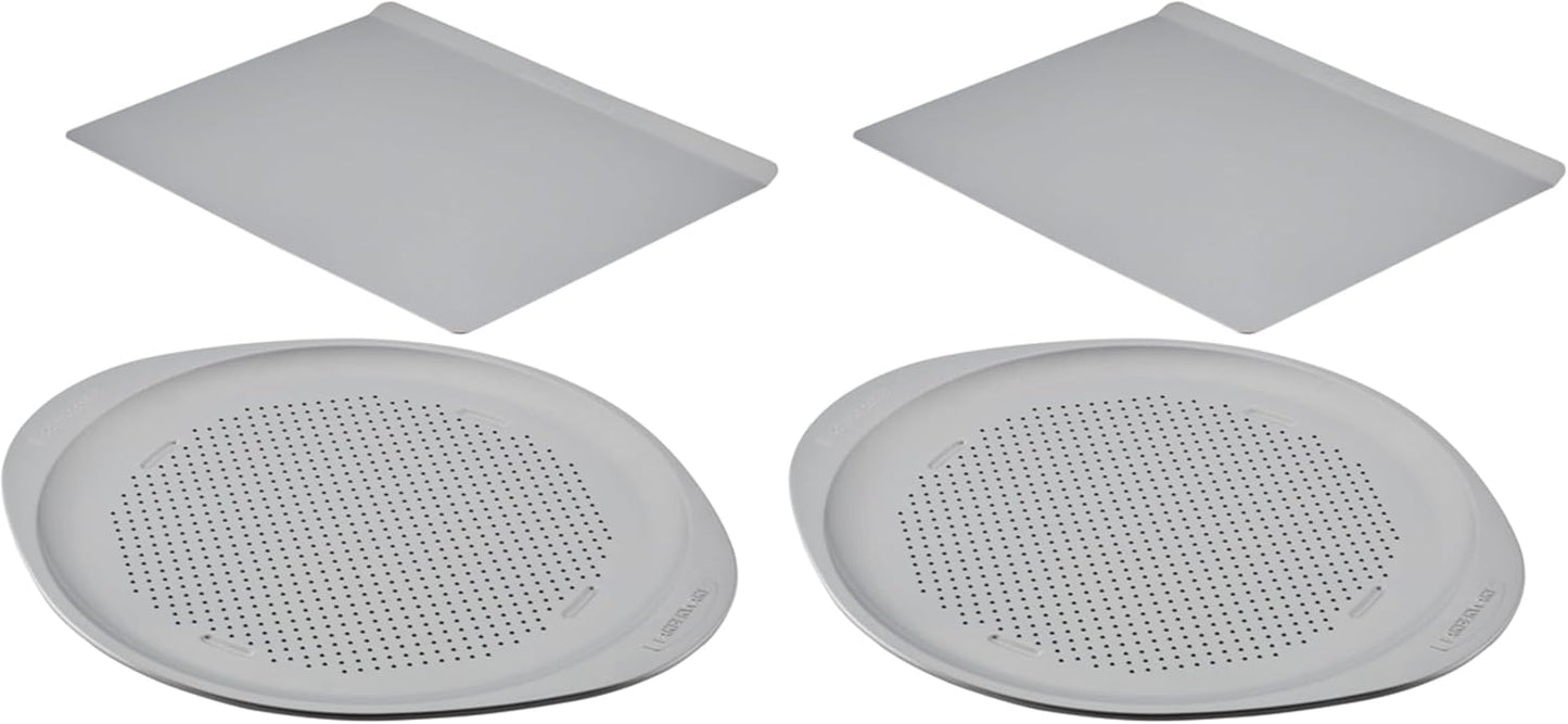 Farberware GoldenBake Nonstick Baking Sheet and Pizza Crisper Set