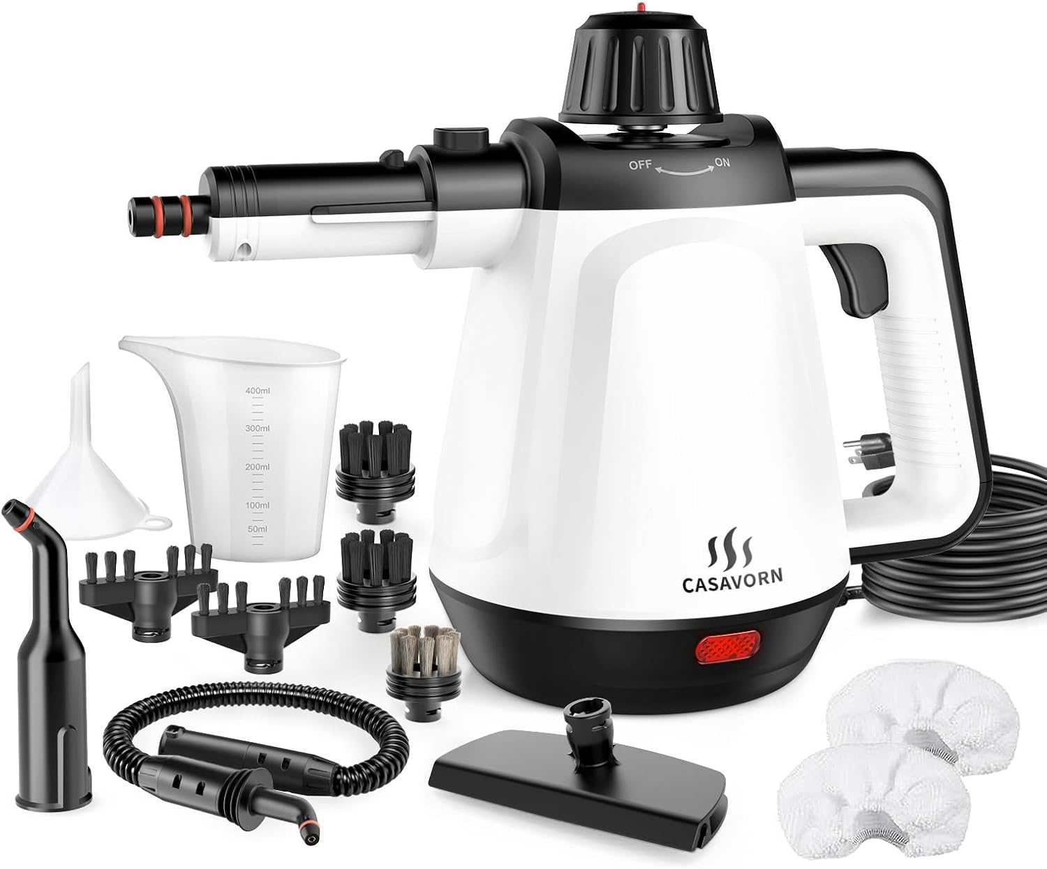 1200W Handheld Steam Cleaner for Deep Cleaning and Grime Removal