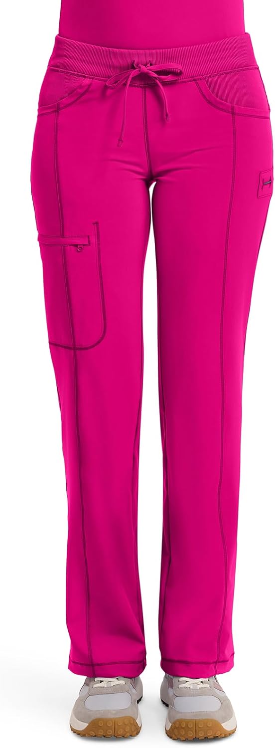 Cherokee Infinity Women Scrubs Pant Low Rise Straight Leg Drawstring