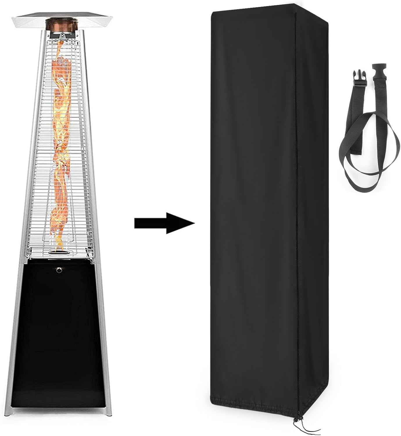 Iptienda Waterproof Patio Heater Cover 87H - Protect with Style!