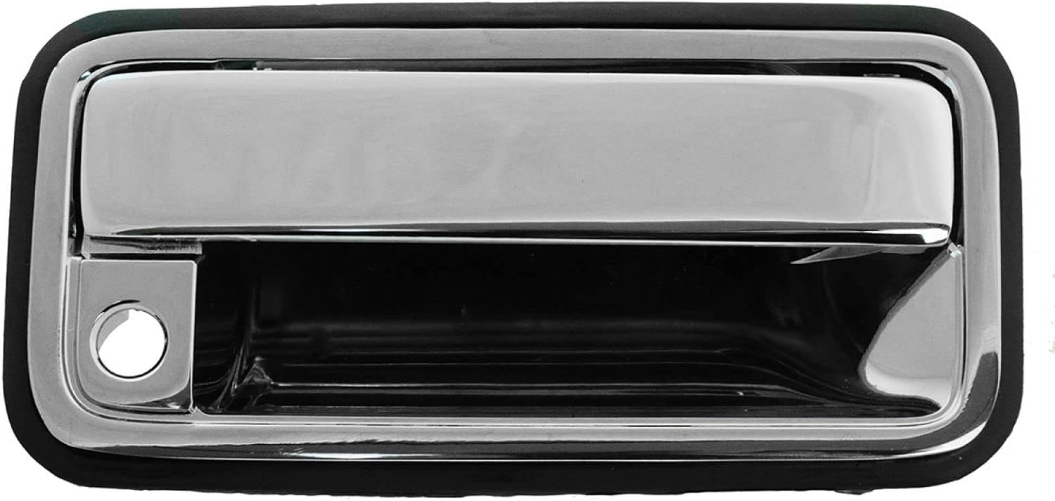 TRQ Door Handle Exterior Chrome Plated Metal for Chevy GMC