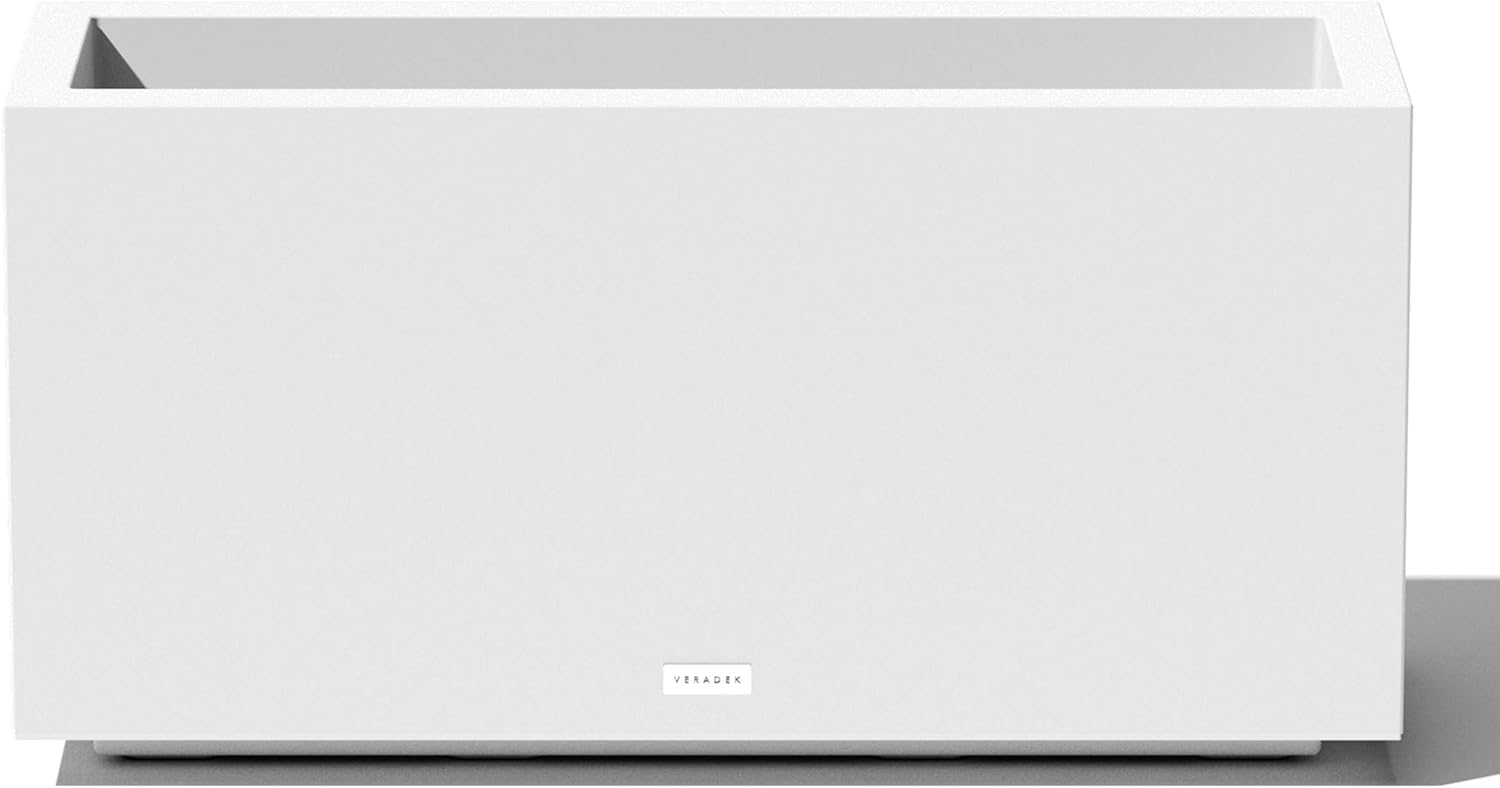 Veradek Block Series Long Box Planter for Indoor and Outdoor Use