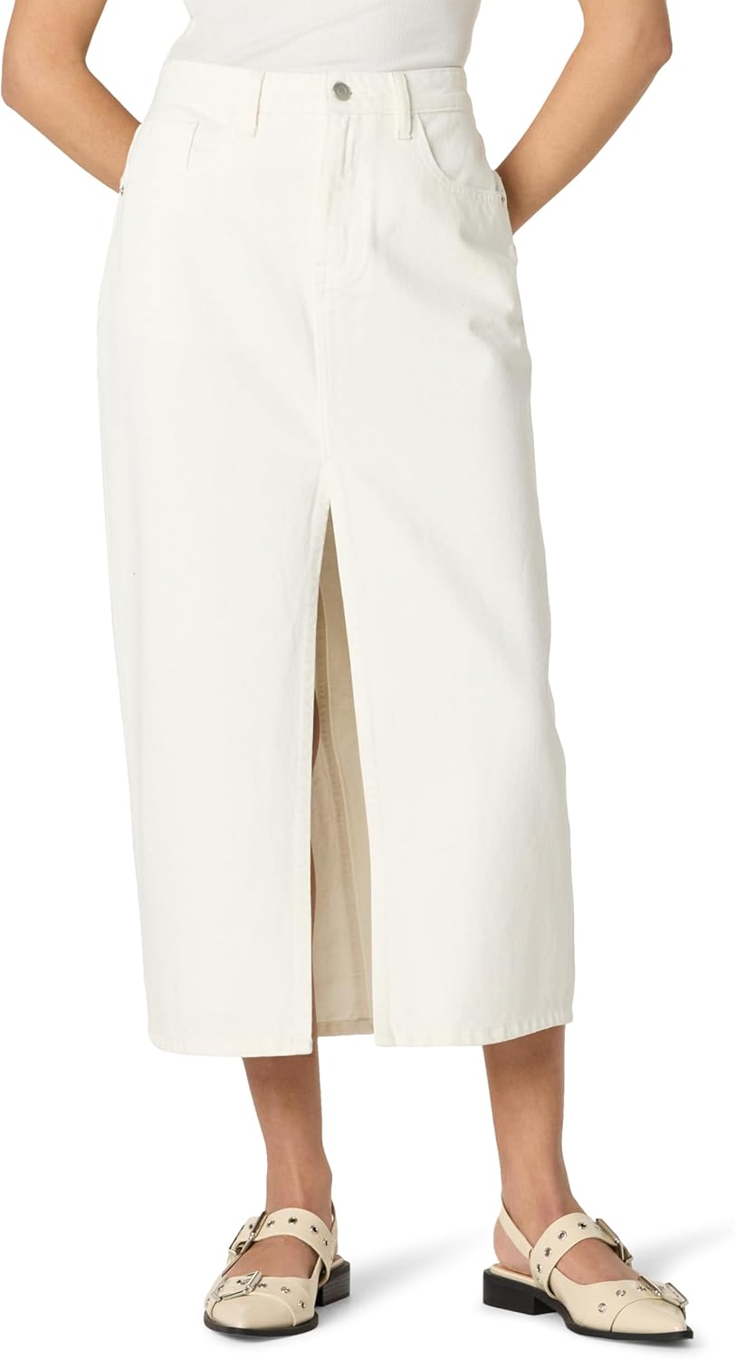 The Drop Women's Dixon Denim Column Skirt for Effortless Style