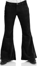 Men's Retro Corduroy Bell Bottom Pants for 60s and 70s Fashion