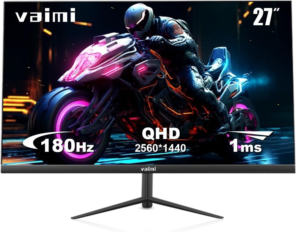 Immerse in 180Hz Gaming: VAIMI 27 QHD Monitor
