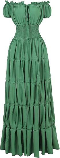 Zhitunemi Renaissance Costume Women Medieval Chemise Dress Review
