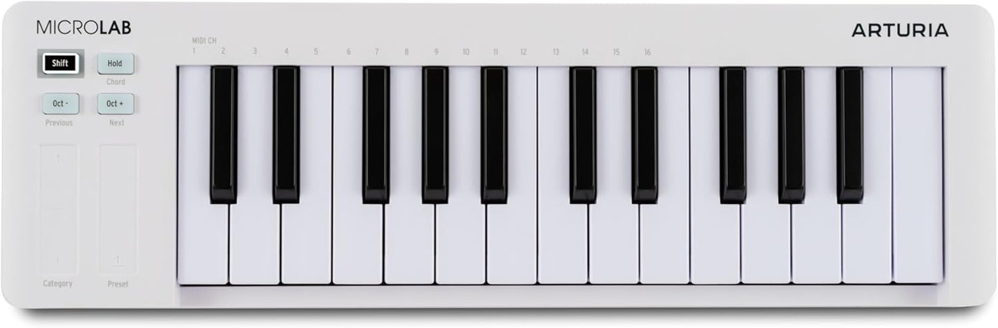 Arturia MicroLab Mk3 MIDI Controller for Music Production