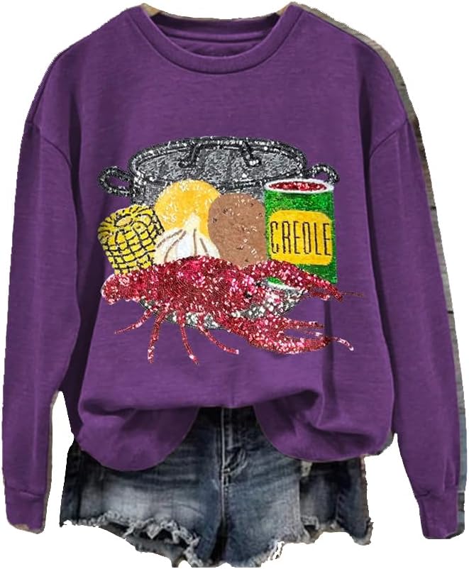 Mardi Gras Crawfish Funny Sweatshirt - MOGUI